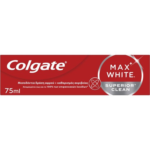 Colgate Max White Superior Clean Toothpaste 75ml