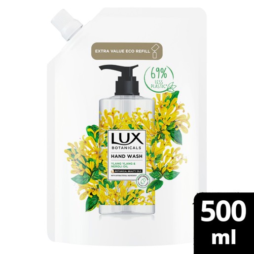 Lux Botanicals Ylang Ylang & Neroli Oil Skin Refresh Hand Wash Refill 500ml Lux Botanicals Ylang Ylang & Neroli Oil Skin Refresh Hand Wash Refill 500ml