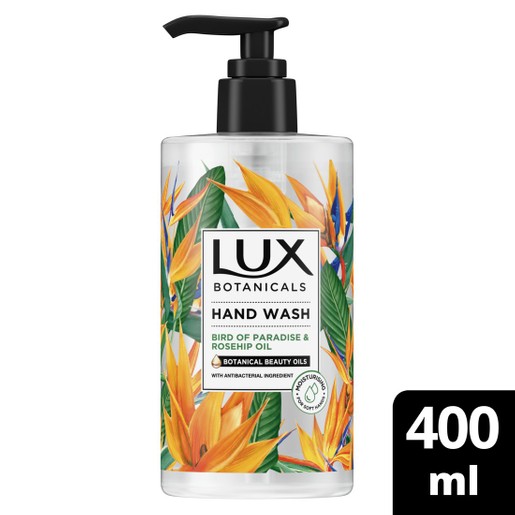 Lux Botanicals Bird of Paradise & Rosehip Oil Hand Wash 400ml Lux Botanicals Bird of Paradise & Rosehip Oil Hand Wash 400ml