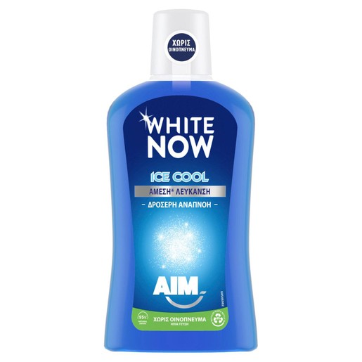 Aim White Now Ice Cool Mouthwash 500ml