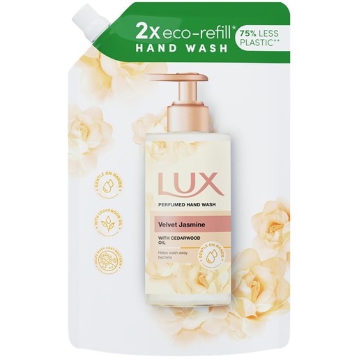Lux Velvet Jasmine Perfumed Hand Wash Refill with Cedarwood Oil 750ml
