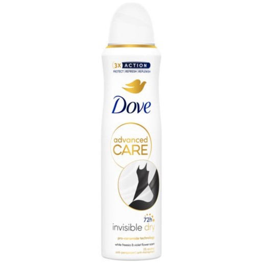 Dove Advanced Care Invisible Dry 72h Anti-Perspirant Body Spray 150ml