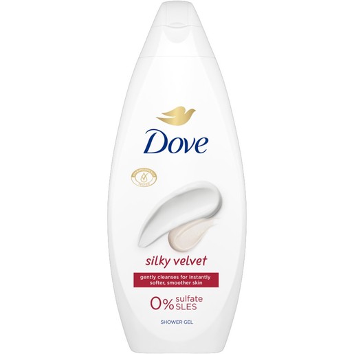 Dove Silky Velvet Shower Gel 250ml