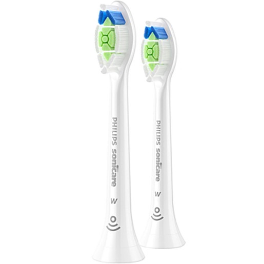 Philips Sonicare W2 Optimal White Medium Soft Replacement Head 2 Τεμάχια - Άσπρο