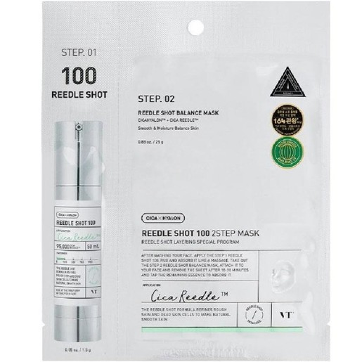 VT Cosmetics Step 1 Reedle Shot 100 1,5g & Step 2 Soft Deep Mask 25g