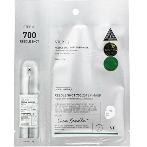 VT Cosmetics Step 1 Reedle Shot 700 1,5g & Step 2 Soft Deep Mask 25g