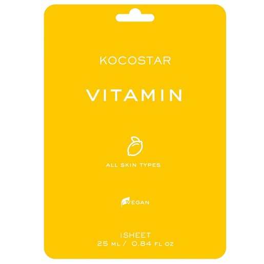 Kocostar Vitamin Face Mask Κωδ 5603, 1 Τεμάχιο