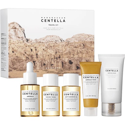 Skin1004 Promo Madagascar Centella Light Cleansing Oil 30ml & Ampoule Foam 20ml & Toning Toner 30ml & Ampoule 30ml & Soothing Cream 30ml Skin1004 Promo Madagascar Centella Light Cleansing Oil 30ml & Ampoule Foam 20ml & Toning Toner 30ml & Ampoule 30ml & Soothing Cream 30ml