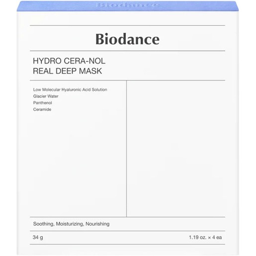 Biodance Hydro Cera-Nol Real Deep Mask 34g - 4 Τεμάχια