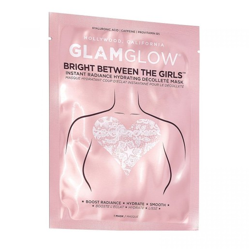 Glamglow Bright Between the Girls Instant Radiance Hydrating Decollete Sheet Mask 1 Τεμάχιο Glamglow Bright Between the Girls Instant Radiance Hydrating Decollete Sheet Mask 1 Τεμάχιο