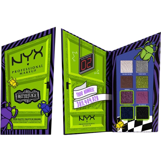 Nyx Professional Makeup Beetlejuice Color Palette 1 Τεμάχιο - Recently Deceased