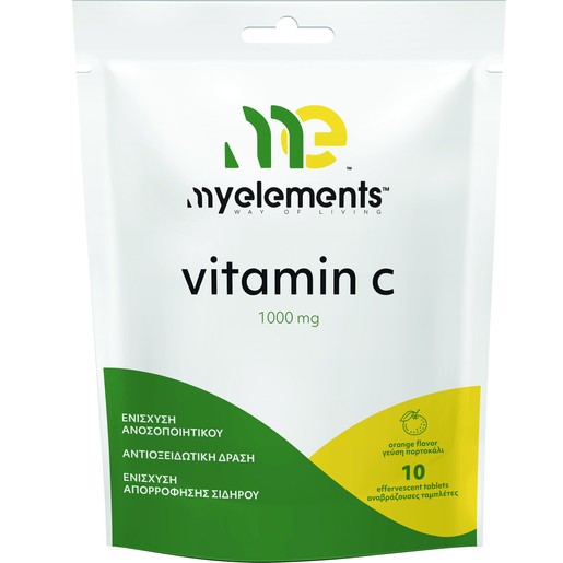 My Elements Vitamin C 1000mg, 10 Effer.tabs