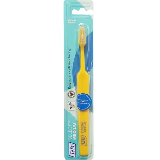 Tepe Select Medium Toothbrush 1 Τεμάχιο - Κίτρινο