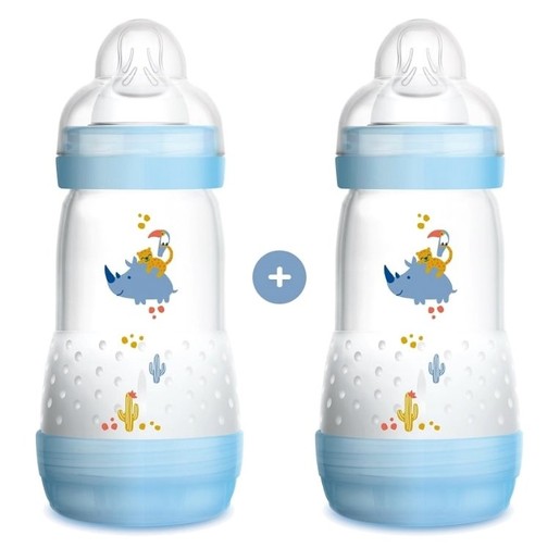 Mam Promo Pack Easy Start™ Anti-Colic Nature Safari 2+ Μηνών Κωδ 355S Μπιμπερό Πολυπροπυλενίου με Θηλή Σιλικόνης 2x260ml Mam Promo Pack Easy Start™ Anti-Colic Nature Safari 2+ Μηνών Κωδ 355S Μπιμπερό Πολυπροπυλενίου με Θηλή Σιλικόνης 2x260ml