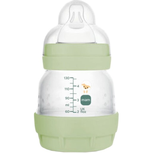 Mam Easy Start Anti-Colic Plastic Bootle 0m+, 130ml, Κωδ 353SU2c - Πράσινο