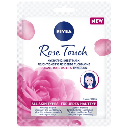 Nivea Rose Touch Hydrating Sheet Mask 1 Τεμάχιο