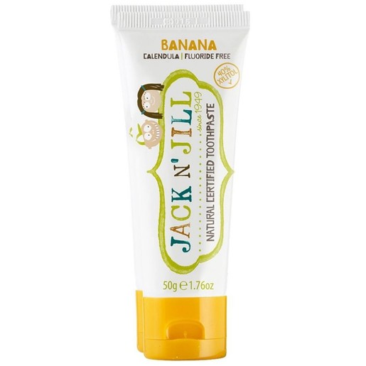 Jack n\' Jill Natural Certified 6m+ Toothpaste 50g - Banana