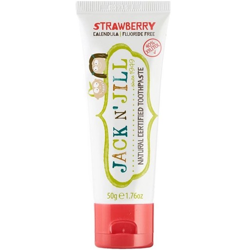 Jack n\' Jill Natural Certified 6m+ Toothpaste 50g - Strawberry