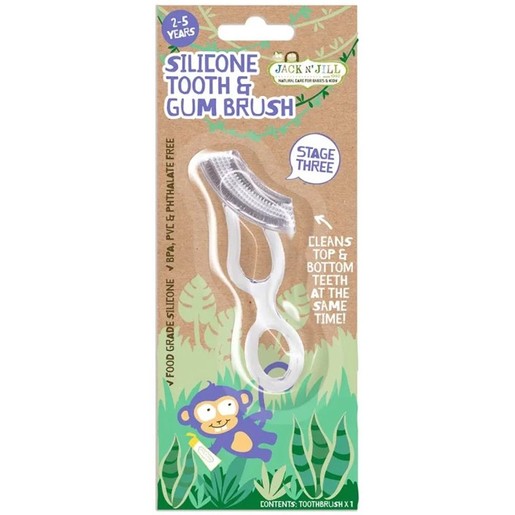 Jack n\' Jill Stage 3 Silicone Tooth & Gum Brush 2-5 Years 1 Τεμάχιο