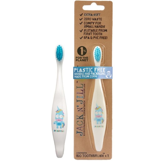 Jack n\' Jill Biodegradable Kids Toothbrush Extra Soft 1 Τεμάχιο