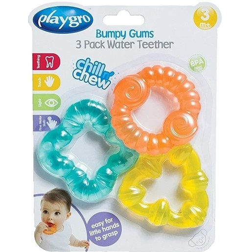 Playgro Bumpy Gums Water Teether 3 Τεμάχια