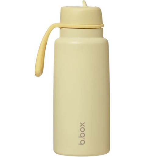 b.box Insulated Flip Top Drink 1L Bottle - Lemon Twist