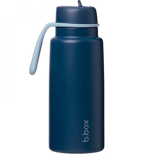 b.box Insulated Flip Top Drink 1L Bottle - Midnight