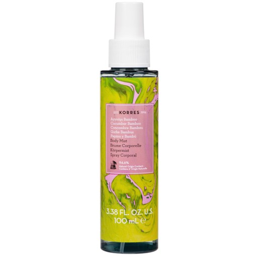 Korres Cucumber, Bamboo Body Mist Ενυδατικό Σπρέι με Δροσερό Άρωμα Αγγούρι & Μπαμπού 100ml Korres Cucumber, Bamboo Body Mist Ενυδατικό Σπρέι με Δροσερό Άρωμα Αγγούρι & Μπαμπού 100ml