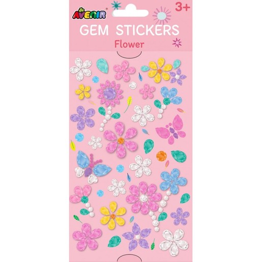 Avenir Gems Stickers Set 3+ Years 1 Τεμάχιο, Κωδ 60828 - Flowers