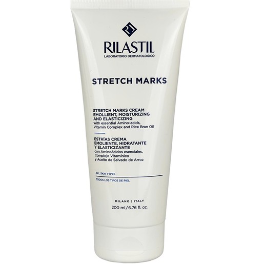 Rilastil Strech Marks Cream Emollient, Moisturizing & Elasticizing 200ml
