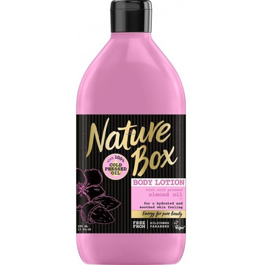 Nature Box Body Lotion Almond Oil Ενυδατική Λοσιόν Σώματος με Έλαιο Αμυγδάλου για Ευαίσθητη Επιδερμίδα 385ml Nature Box Body Lotion Almond Oil Ενυδατική Λοσιόν Σώματος με Έλαιο Αμυγδάλου για Ευαίσθητη Επιδερμίδα 385ml