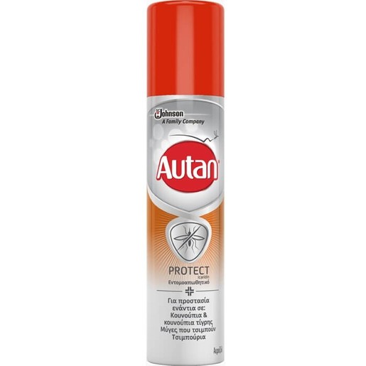 Autan Protect Εντομοαπωθητικό Spray για Προστασία Από Κουνούπια, Μύγες & Τσιμπούρια 100ml Autan Protect Εντομοαπωθητικό Spray για Προστασία Από Κουνούπια, Μύγες & Τσιμπούρια 100ml