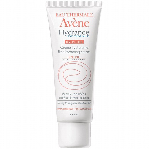 Avene Hydrance Optimale UV Riche Προστατευτική Ενυδατική Κρέμα για Ξηρό - Πολύ Ξηρό Δέρμα Spf20 40ml Avene Hydrance Optimale UV Riche Προστατευτική Ενυδατική Κρέμα για Ξηρό - Πολύ Ξηρό Δέρμα Spf20 40ml