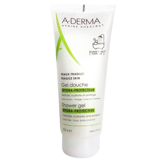 A-derma Shower Gel Hydra-Protective Αφρόλουτρο για Ευαίσθητες Επιδερμίδες 200ml A-derma Shower Gel Hydra-Protective Αφρόλουτρο για Ευαίσθητες Επιδερμίδες 200ml
