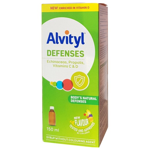Alvityl Defences Σιρόπι με Εχινάκεια Πρόπολη Βιταμίνη C & D 150ml Alvityl Defences Σιρόπι με Εχινάκεια Πρόπολη Βιταμίνη C & D 150ml