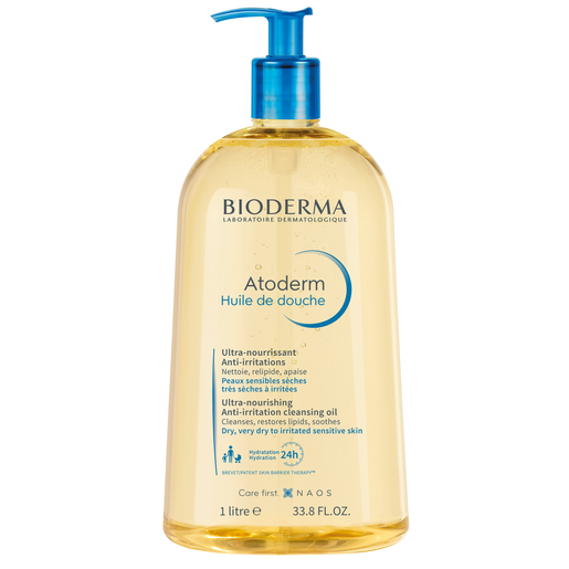 Bioderma Atoderm Huile de Douche Ελαιώδες Αφρόλουτρο 24ης Ενυδάτωσης για Πολύ Ξηρή, Ερεθισμένη & Ατοπική Επιδερμίδα 1L Bioderma Atoderm Huile de Douche Ελαιώδες Αφρόλουτρο 24ης Ενυδάτωσης για Πολύ Ξηρή, Ερεθισμένη & Ατοπική Επιδερμίδα 1L