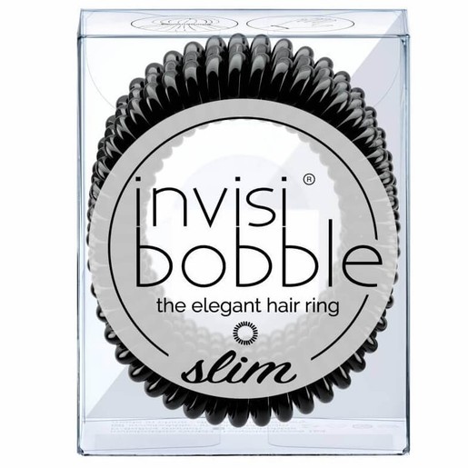 Invisibobble Slim True Black Λαστιχάκι Μαλλιών 3 Τεμάχια Invisibobble Slim True Black Λαστιχάκι Μαλλιών 3 Τεμάχια