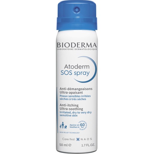 Bioderma Atoderm SOS Spray Η Πρώτη Κίνηση Κατά του Κνησμού για Άμεση Ανακούφιση, Πρόσωπο - Σώμα Bioderma Atoderm SOS Spray Η Πρώτη Κίνηση Κατά του Κνησμού για Άμεση Ανακούφιση, Πρόσωπο - Σώμα