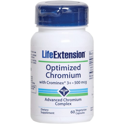 Life Extension Optimized Chromium Συμπλήρωμα Διατροφής Συμβάλλει στη Διατήρηση των Φυσιολογικών Επιπέδων Γλυκόζης στο Αίμα 60cap Life Extension Optimized Chromium Συμπλήρωμα Διατροφής Συμβάλλει στη Διατήρηση των Φυσιολογικών Επιπέδων Γλυκόζης στο Αίμα 60cap