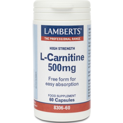 Lamberts L-Carnitine 500mg 60 caps Lamberts L-Carnitine 500mg 60 caps