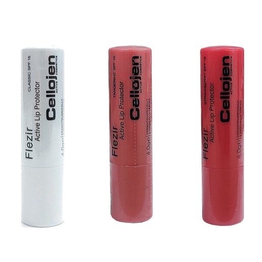 Cellojen Flezir Lip Protector Spf15 Εντατική Προστασία για Κατεστραμμένα, Αφυδατωμένα, Σκασμένα Χείλη 4gr Cellojen Flezir Lip Protector Spf15 Εντατική Προστασία για Κατεστραμμένα, Αφυδατωμένα, Σκασμένα Χείλη 4gr