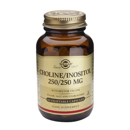 Solgar Choline / Inositol 250/ 250mg 50 veg.caps Solgar Choline / Inositol 250/ 250mg 50 veg.caps