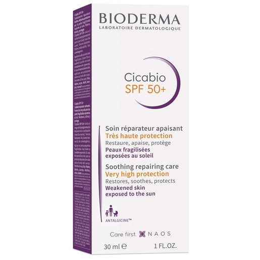 Bioderma Cicabio Soin Reparateur Spf50+, 30ml