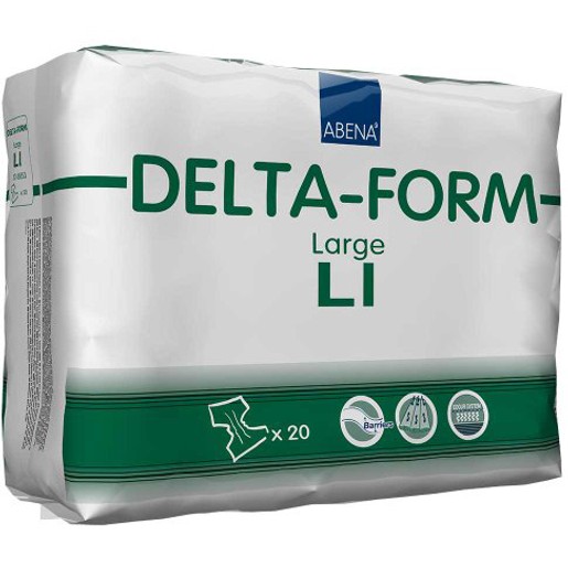 Abena Delta-Form Adults Πάνα για Βαριάς Μορφής Ακράτεια Ενηλίκων Μεγάλο Μέγεθος 100-150cm Delta L1 20τεμάχια Abena Delta-Form Adults Πάνα για Βαριάς Μορφής Ακράτεια Ενηλίκων Μεγάλο Μέγεθος 100-150cm Delta L1 20τεμάχια