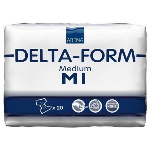 Abena Delta-Form Adults Monthly Pack Πάνα για Βαριάς Μορφής Ακράτεια Ενηλίκων Μεσαίο Μέγεθος 70-110cm Delta M1 80τεμάχια Abena Delta-Form Adults Monthly Pack Πάνα για Βαριάς Μορφής Ακράτεια Ενηλίκων Μεσαίο Μέγεθος 70-110cm Delta M1 80τεμάχια