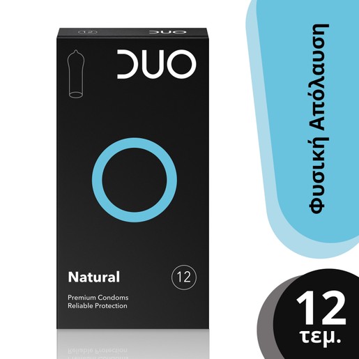 Duo Natural Φυσικά Προφυλακτικά 12 τεμάχια Duo Natural Φυσικά Προφυλακτικά 12 τεμάχια
