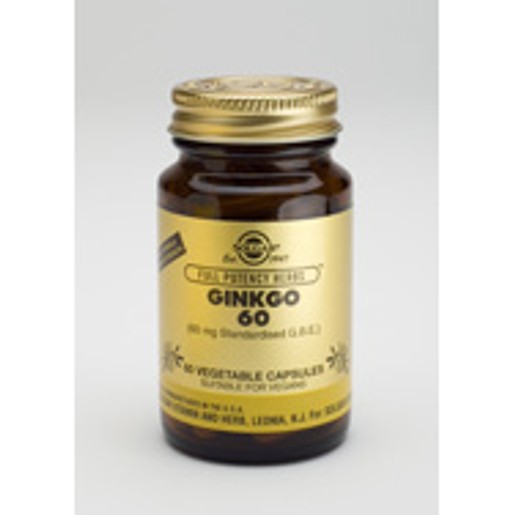 Solgar Ginkgo 60mg 60 veg.caps Solgar Ginkgo 60mg 60 veg.caps