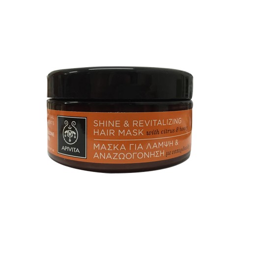 Apivita Shine & Revitalizing Hair Mask With Citrus & Honey 200ml Apivita Shine & Revitalizing Hair Mask With Citrus & Honey 200ml
