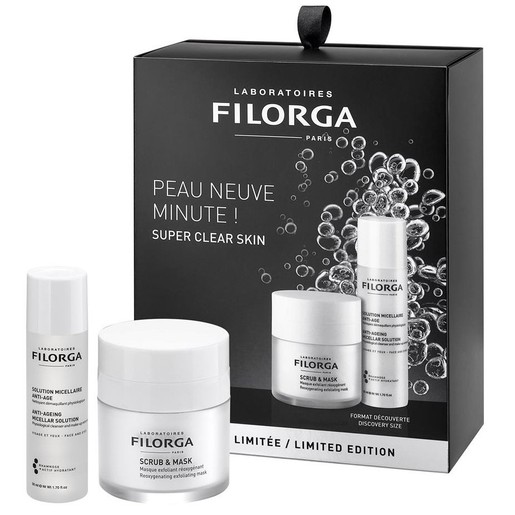 Filorga Limited Edition Scrub & Mask Μάσκα Διπλής Δράσης 55ml & Anti-Ageing Micellar Solution Λοσιόν Καθαρισμού-Ντεμακιγιάζ 50ml Filorga Limited Edition Scrub & Mask Μάσκα Διπλής Δράσης 55ml & Anti-Ageing Micellar Solution Λοσιόν Καθαρισμού-Ντεμακιγιάζ 50ml