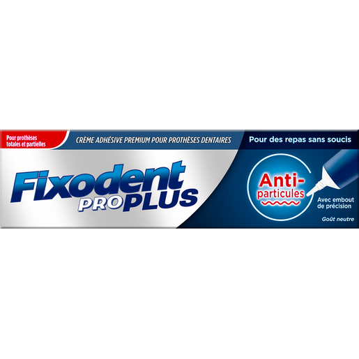Fixodent Pro Plus Anti-Particules Στερεωτική Κρέμα Τεχνητών Οδοντοστοιχιών Ασπίδα Προστασίας από τα Υπολείμματα των Τροφών 40gr Fixodent Pro Plus Anti-Particules Στερεωτική Κρέμα Τεχνητών Οδοντοστοιχιών Ασπίδα Προστασίας από τα Υπολείμματα των Τροφών 40gr